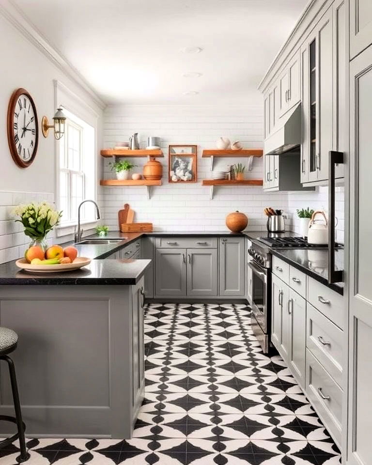 patterned tile floors