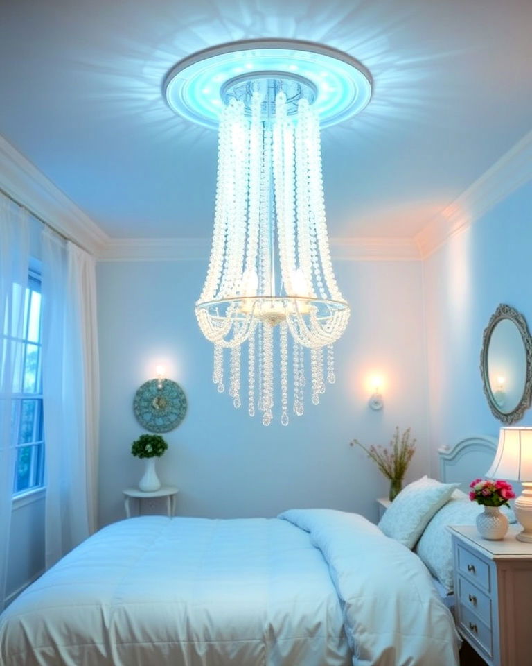 pearl inspired chandeliers