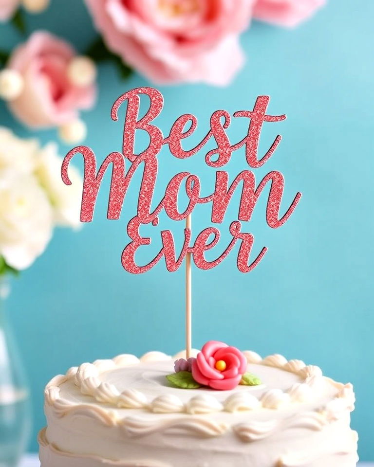 personalized cake topper for mother s day