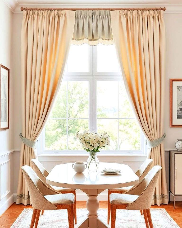 pinch pleat curtains for dining room