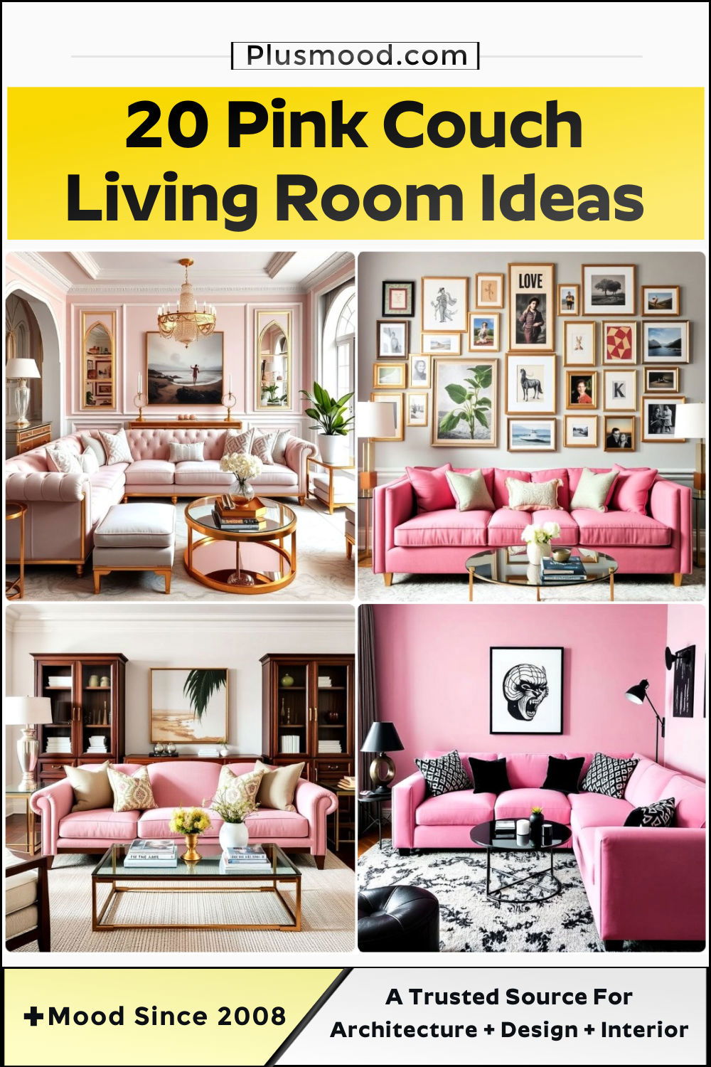 pink couch living room ideas and inspiration