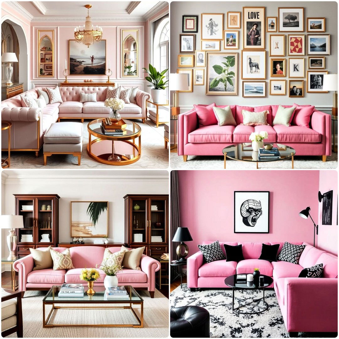 20 Pink Couch Living Room Ideas for A Chic Makeover