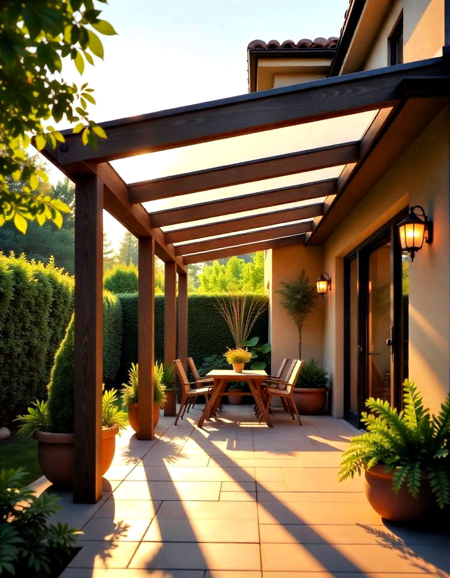 polycarbonate roof panels patio enclosure