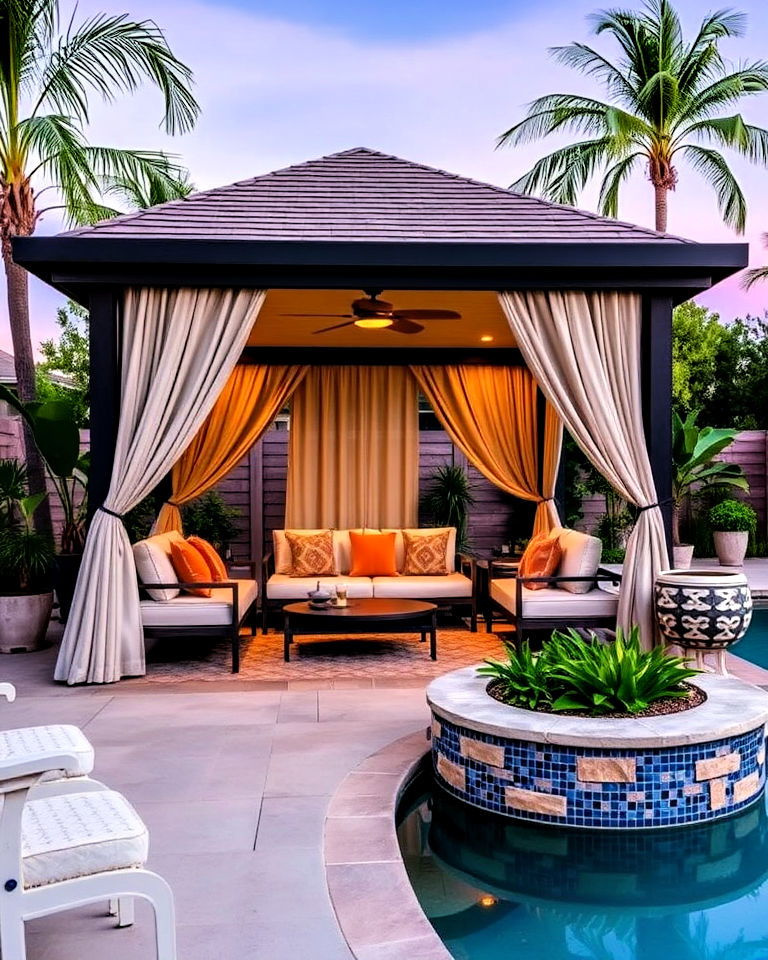 poolside cabana