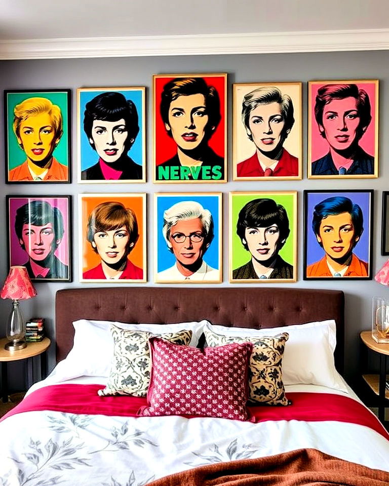 pop art posters for bedroom walls