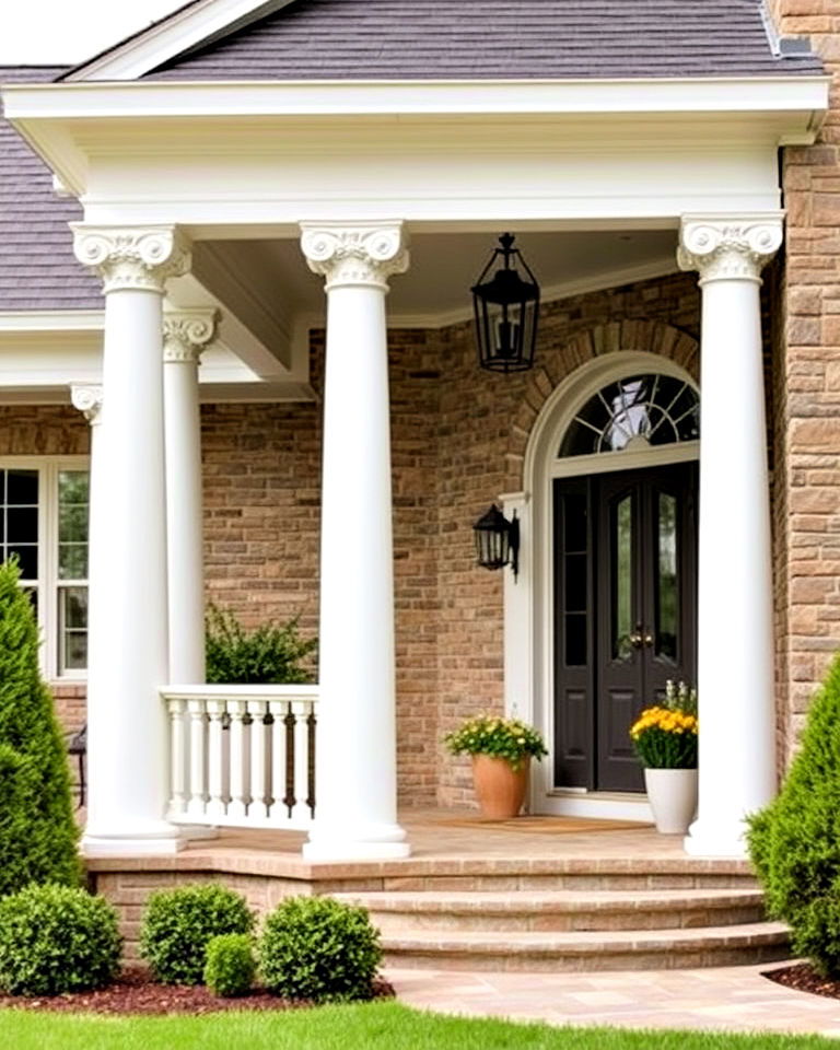 porch columns for a grand entrance