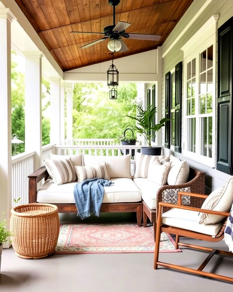 porch daybed for lounging