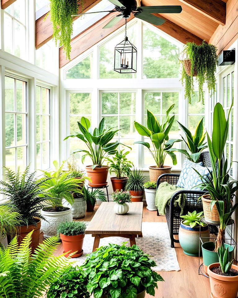 potted plants for natural appeal