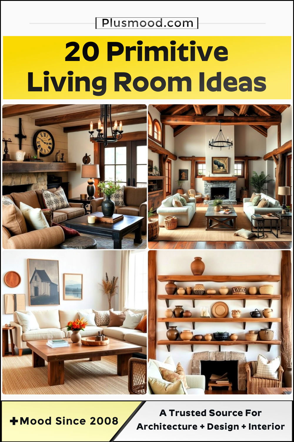 primitive living room ideas and inspiration