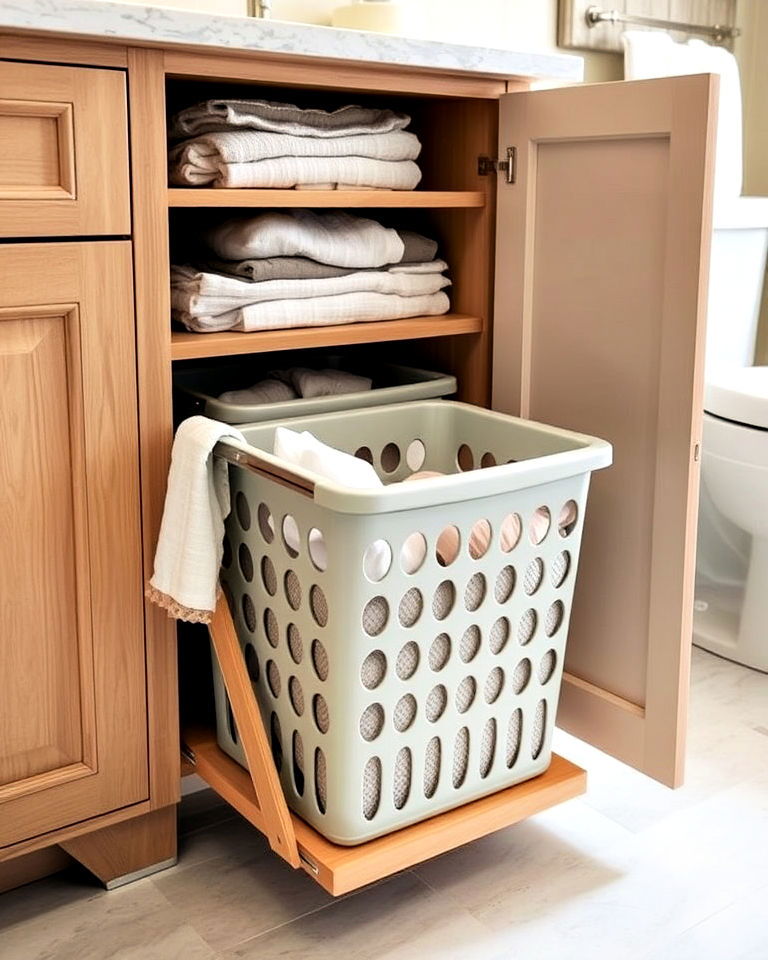 pull out laundry hamper