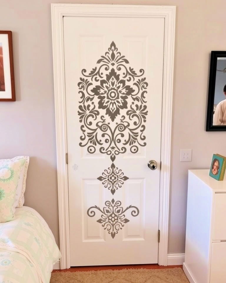 quick and easy vinyl decals for bedroom door