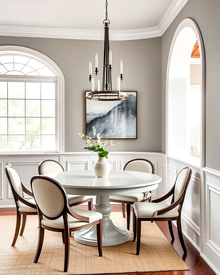 raised panel wainscoting for any dining room