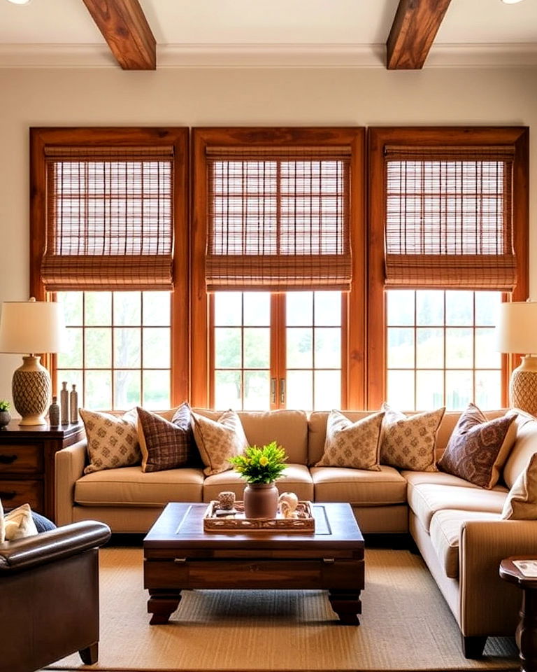 ranch style window treatments