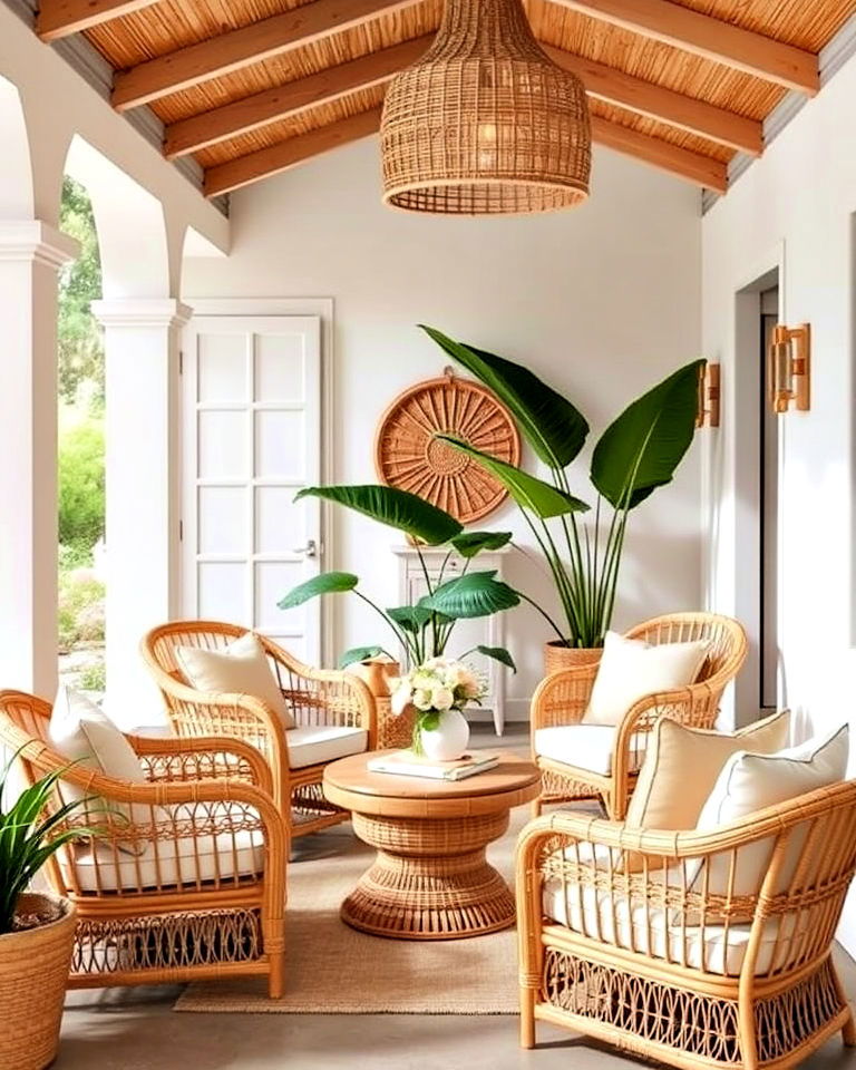 rattan and wicker furniture