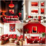 red living room ideas