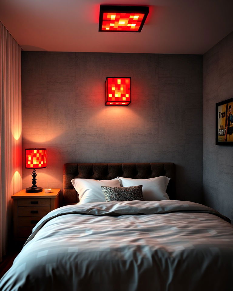 redstone lamp lighting