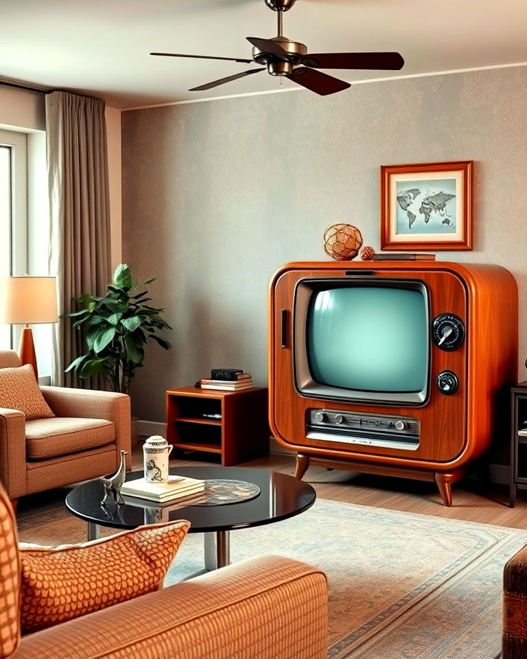 retro tv set