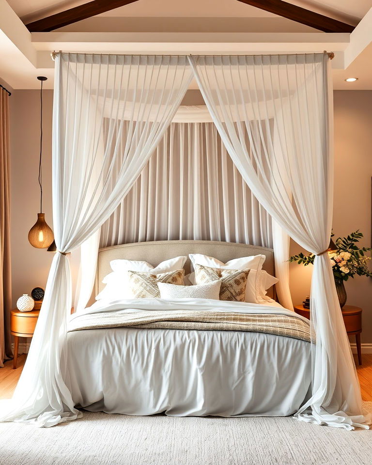 romantic canopy bed