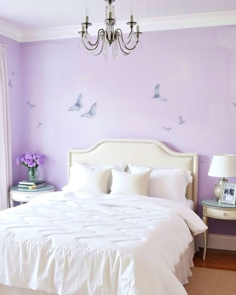 romantic lavender hues