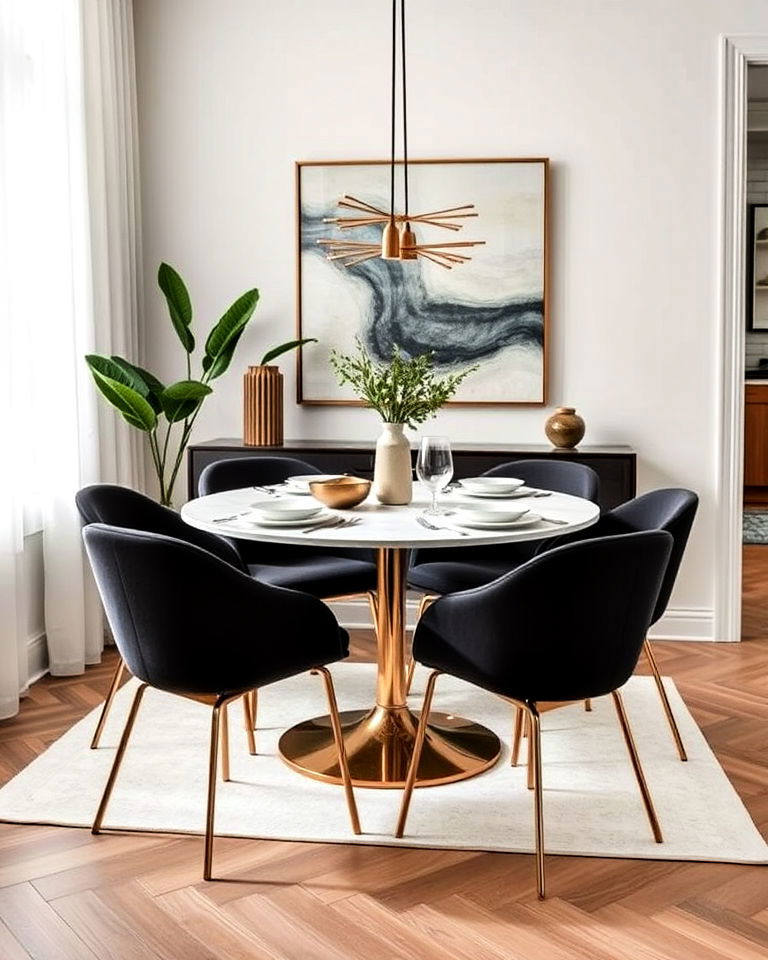 round dining table for small spaces