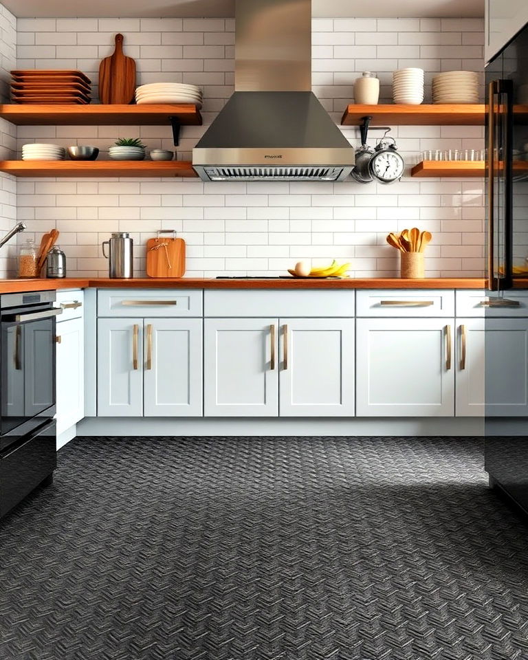rubber flooring for comfort and durability