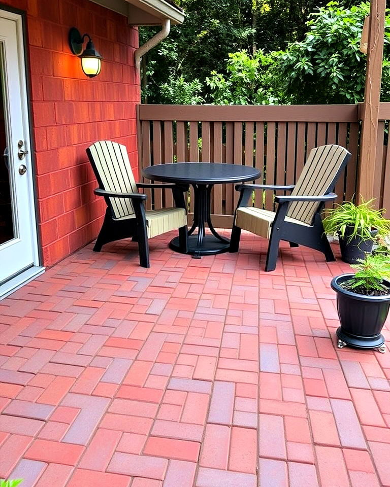 rubber pavers floor