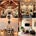 rustic basement ideas