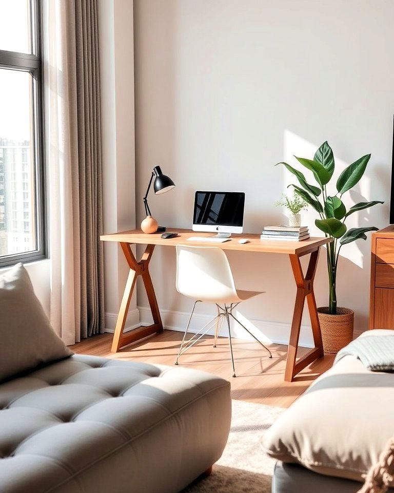 rustic farmhouse desk for your living room