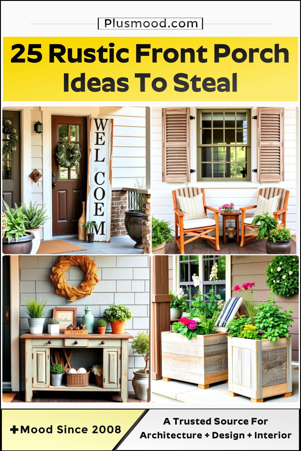 rustic front porch ideas and inspiration