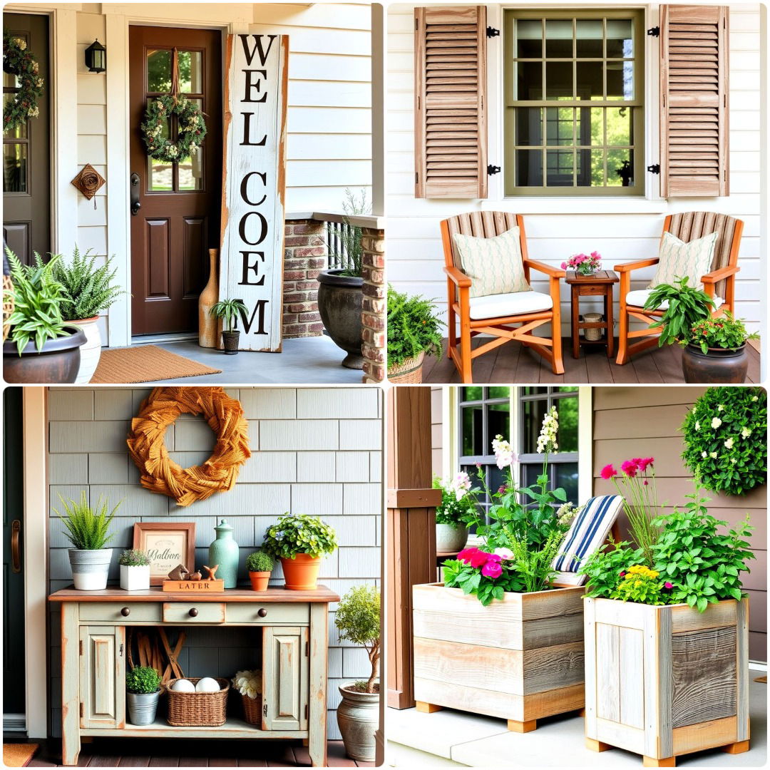 25 Rustic Front Porch Ideas To Boost Your Curb Appeal