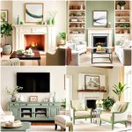 sage green and cream living room ideas