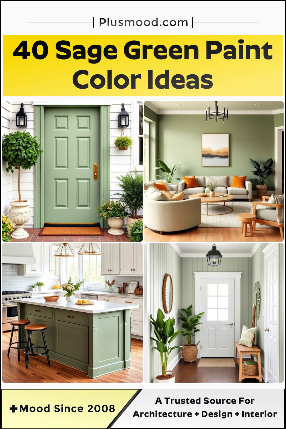 sage green paint color ideas and inspiration