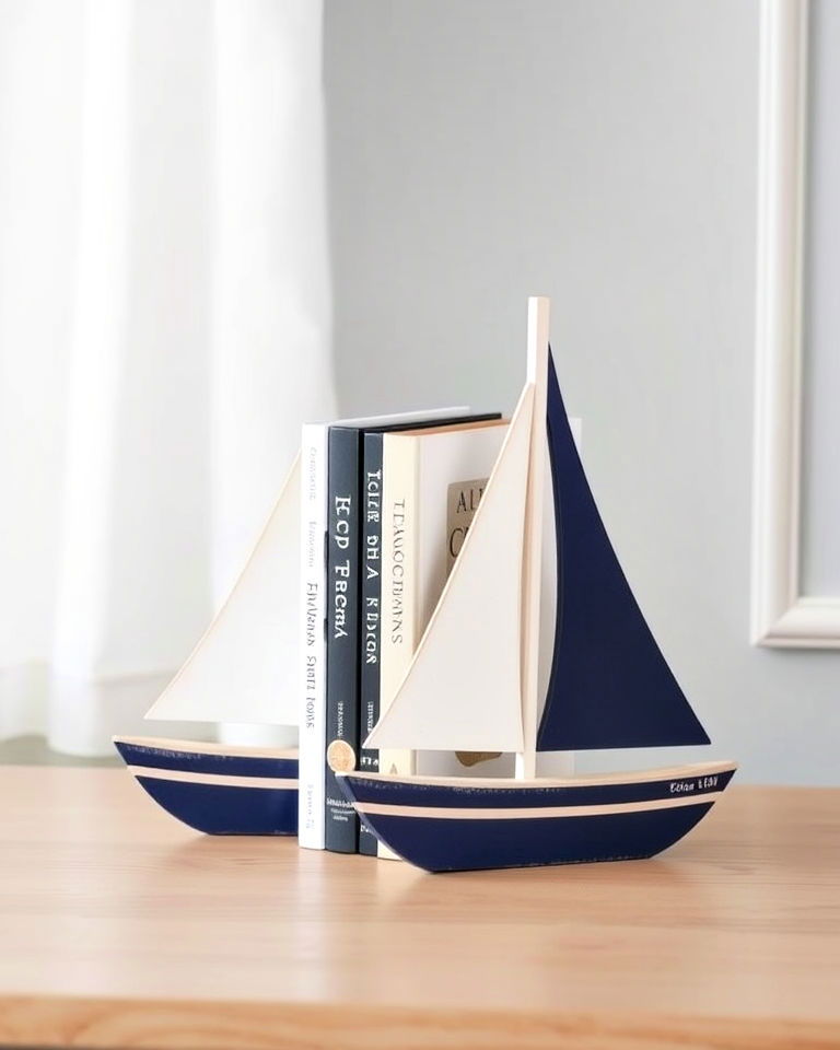 sailboat bookends