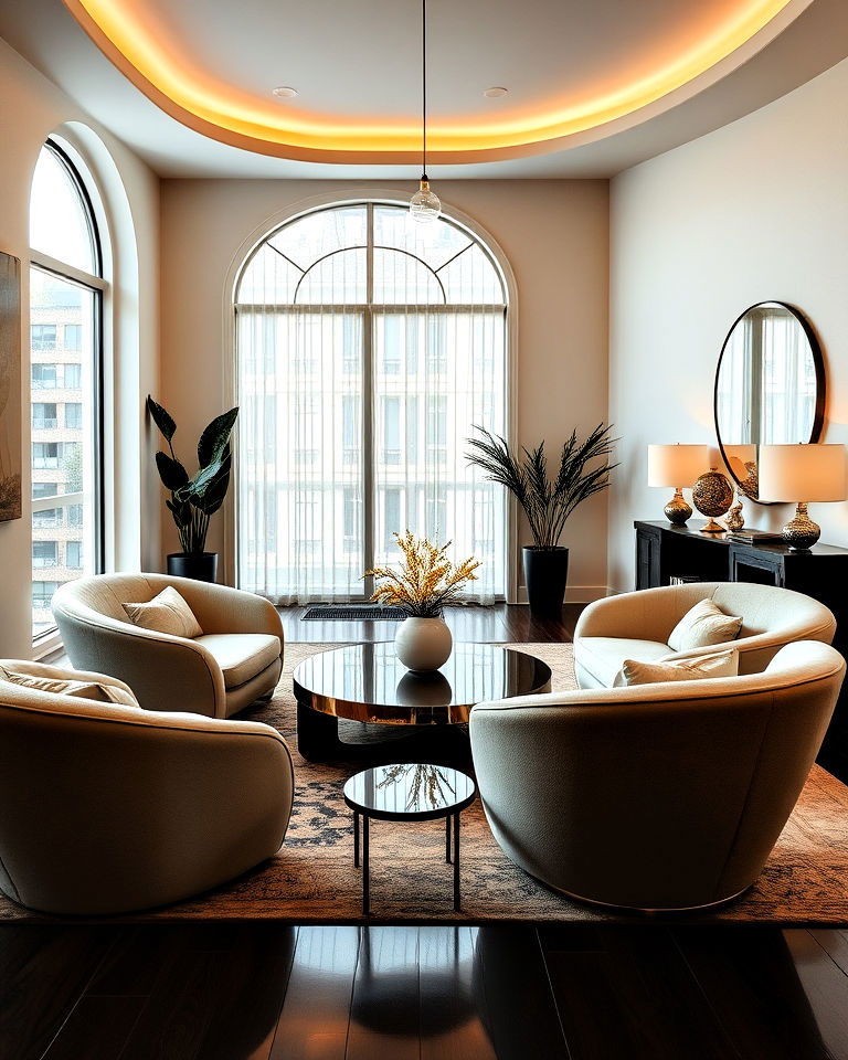 sculptural furniture for living room