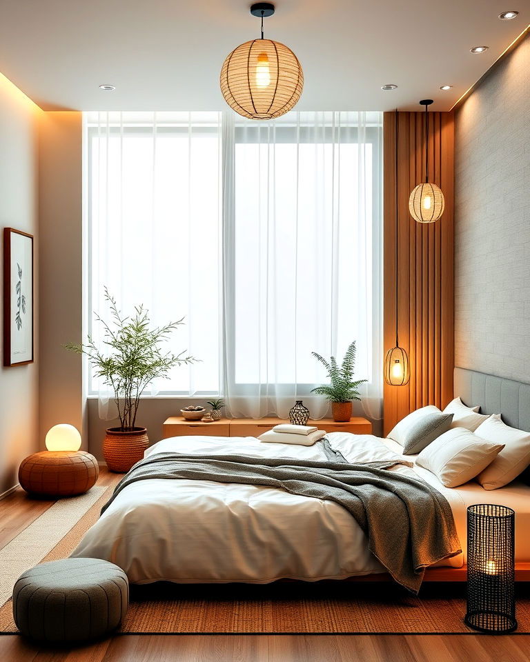 serene zen space bedroom