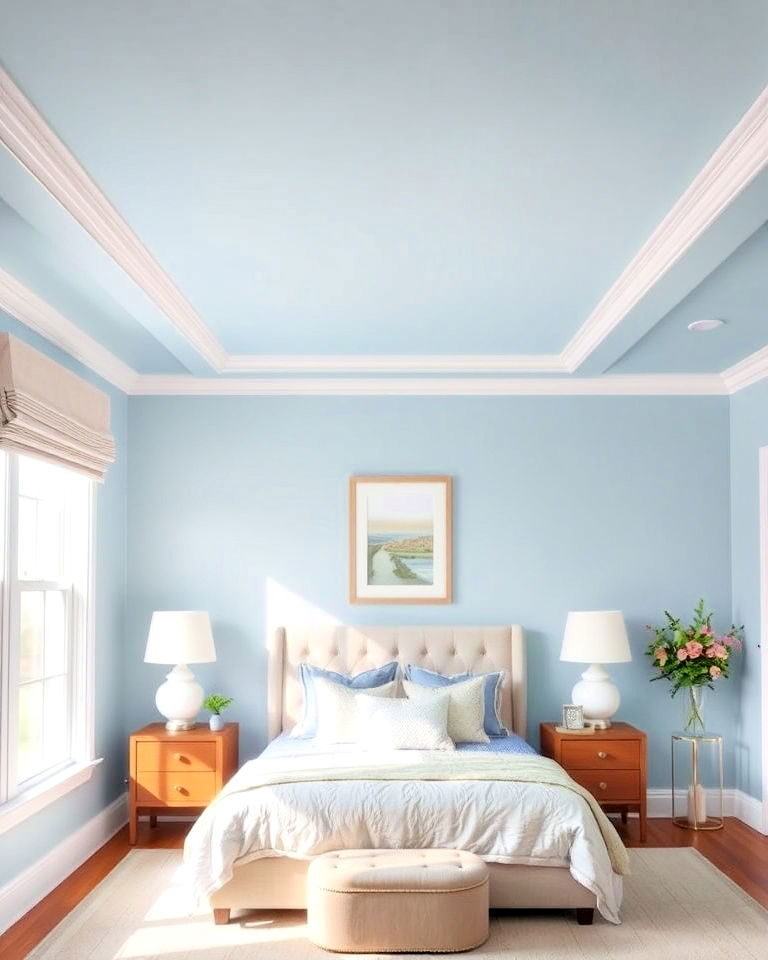 sky blue ceilings for bedroom