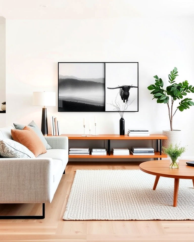 sleek console tables