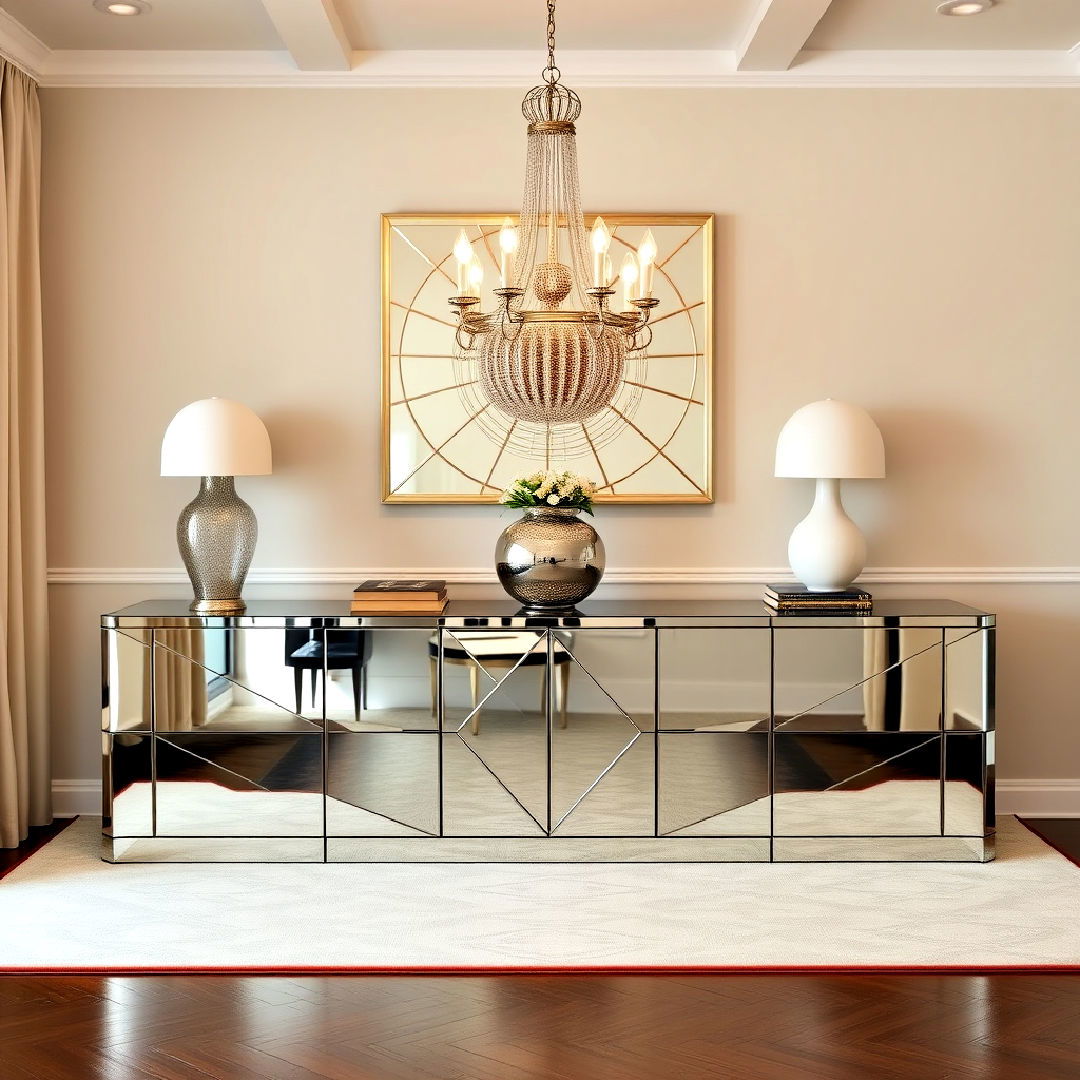 sleek sideboard and buffet to add functionality