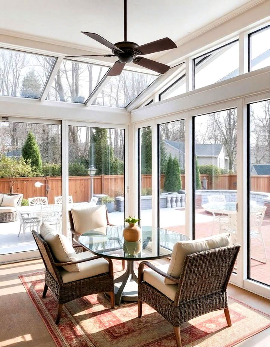 sliding glass door patio enclosure