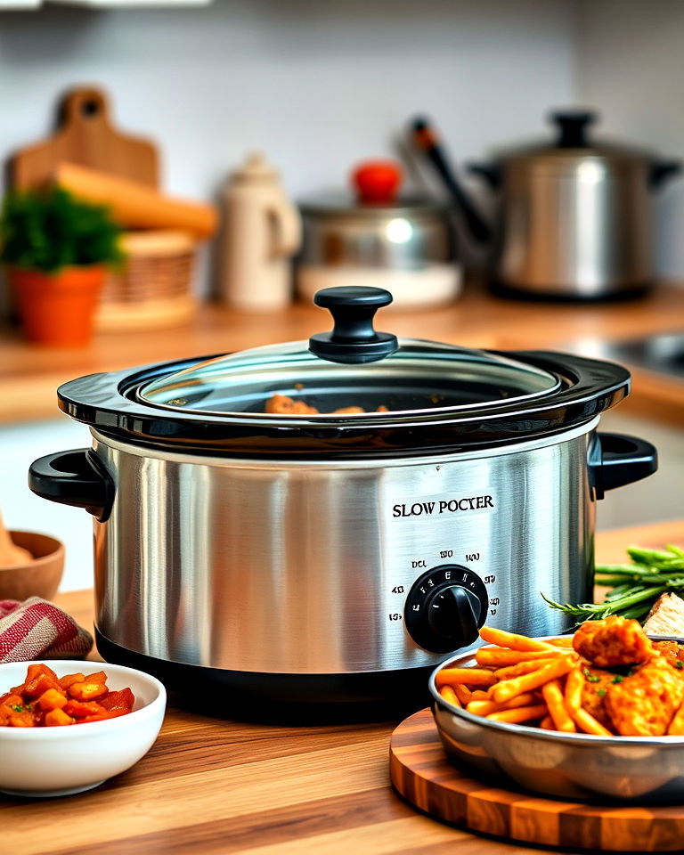 small kitchen slow cooker idea