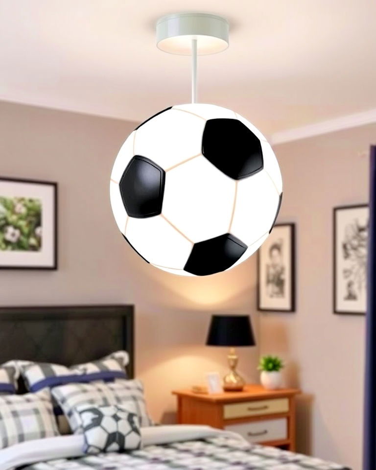 soccer ball pendant lighting