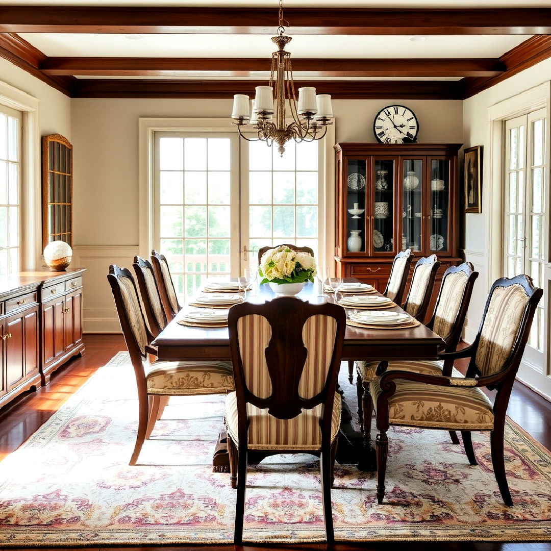 sophisticated upholstered chair to add comfort