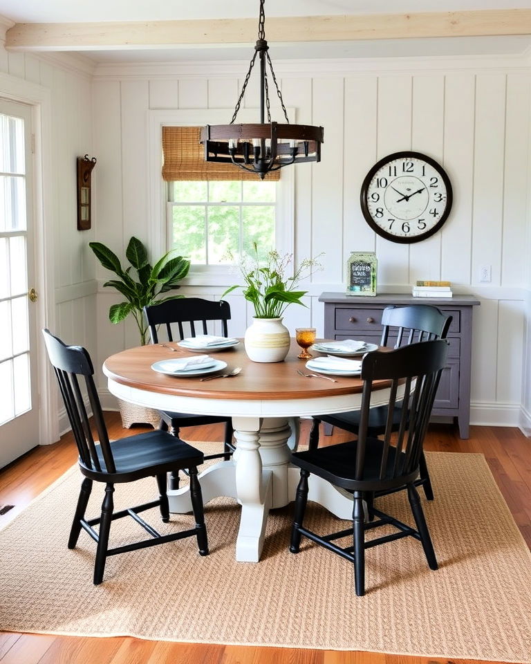 space saving round dining table