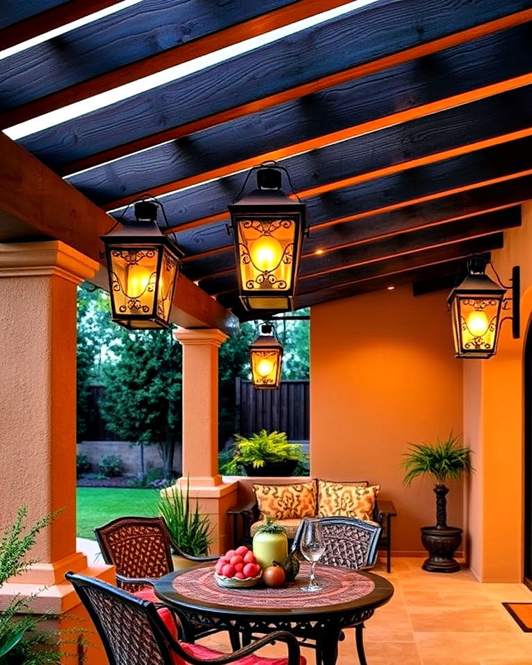 spanish style lanterns for the patio