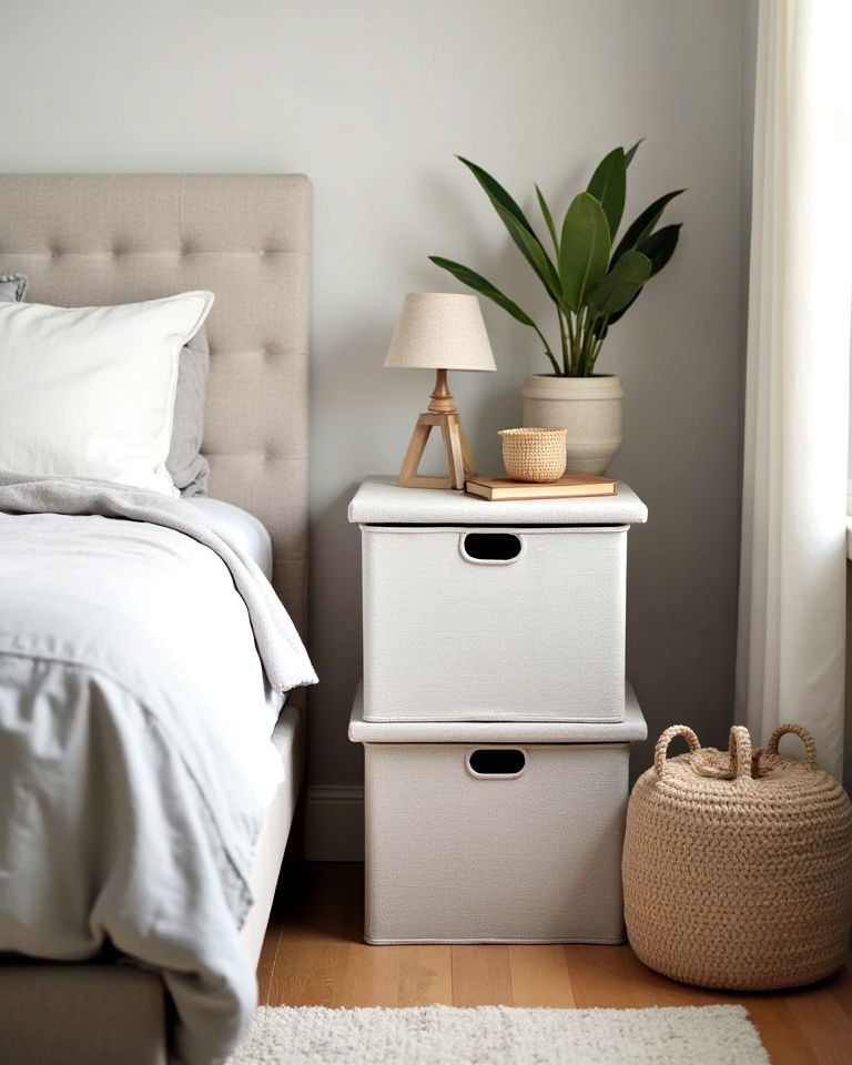 stackable storage boxes idea