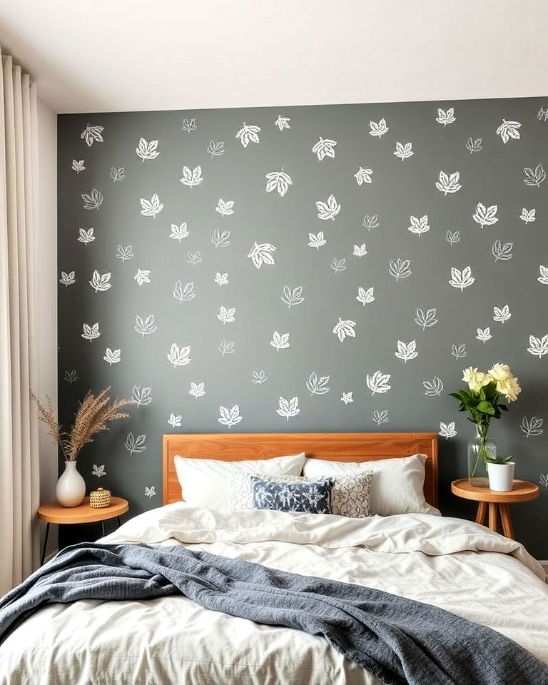 stamped patterns wall painting
