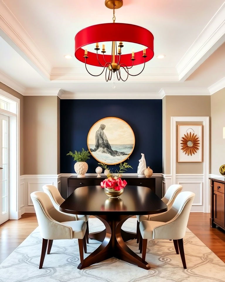 statement lighting in bold colors