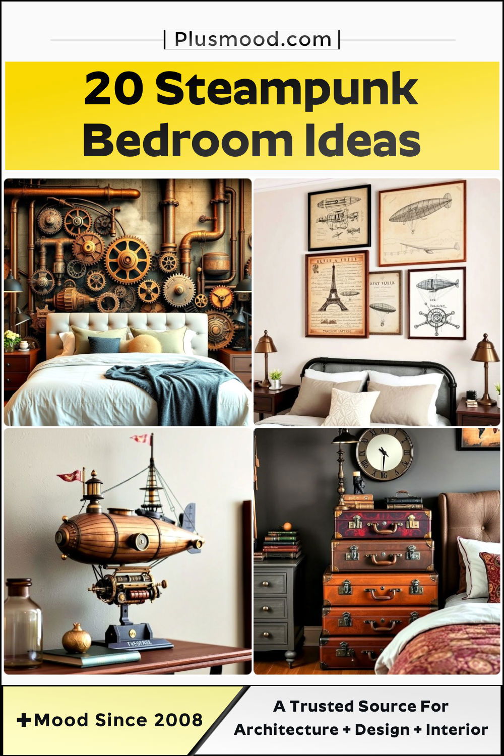 steampunk bedroom ideas and inspiration