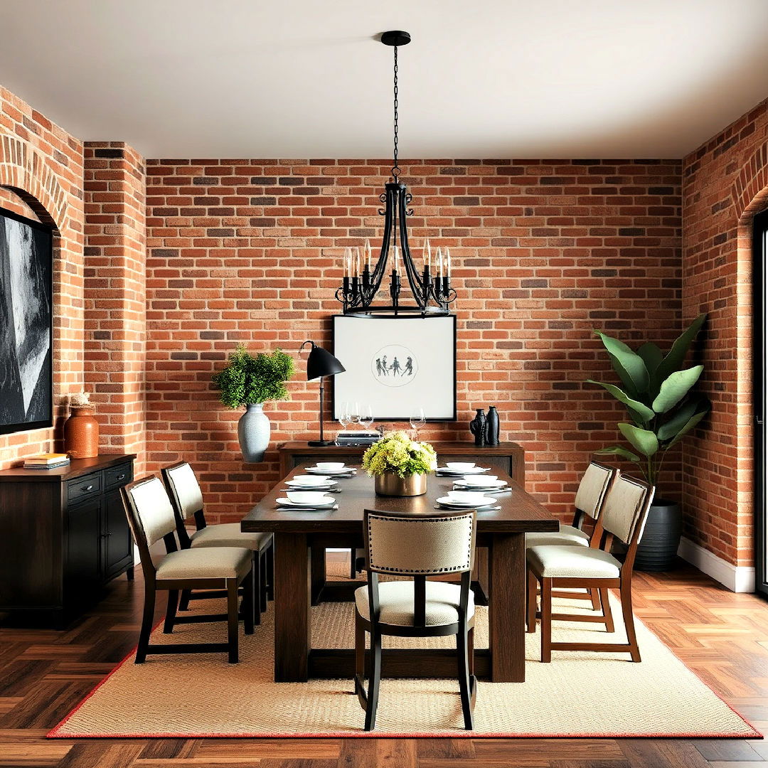 stunning exposed brick walls