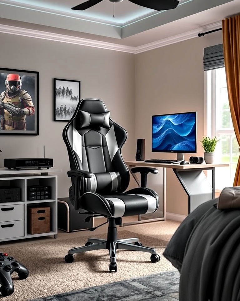 stylish and comfy ergonomic gaming chair